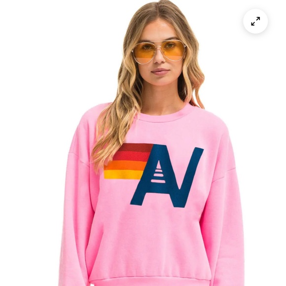 Aviator Nation Tops - Aviator nation pink sweatshirt
